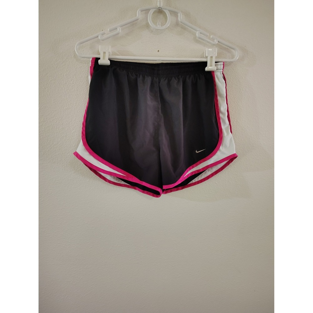 Nike Dri-FIT Tempo Running‎ Shorts Black Pink White Womens Medium